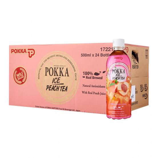 Pokka Peach Tea 500ml x 24