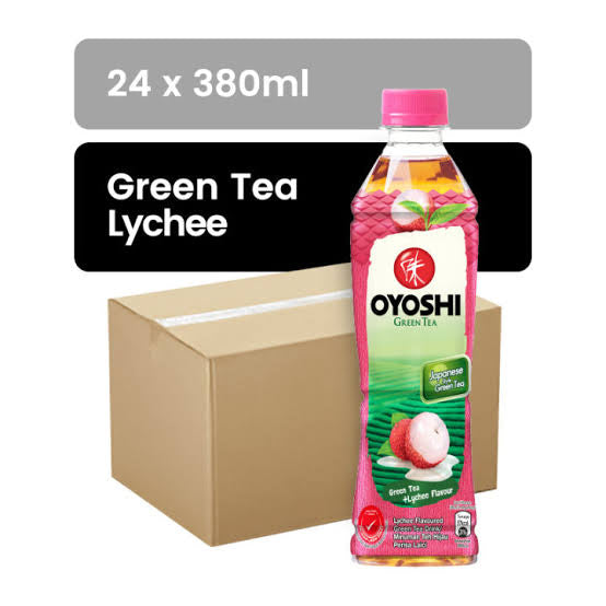 Oyoshi Green Tea Lychee 380ml x 24