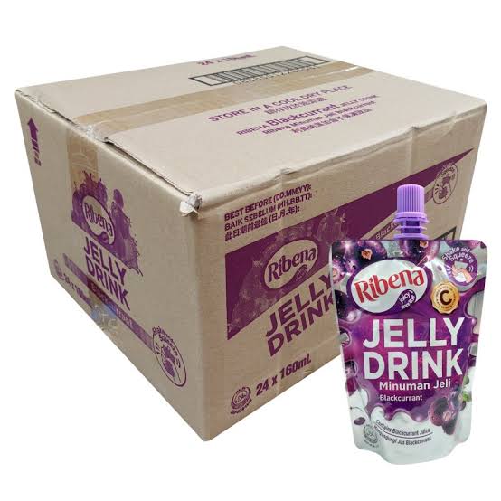 Ribena Mob Jelly Drink (BLACKCURRANT) 170g x 24