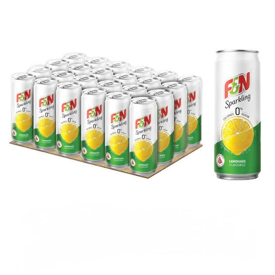 F&N Sparkling Zero Lemonade 325ml x 24