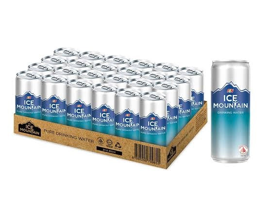 F&N Ice Mountain Sparkling Grapefruit 325mL x 24