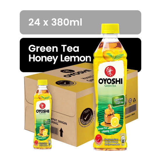 Oyoshi Green Tea Honey Lemon 380mL x 24
