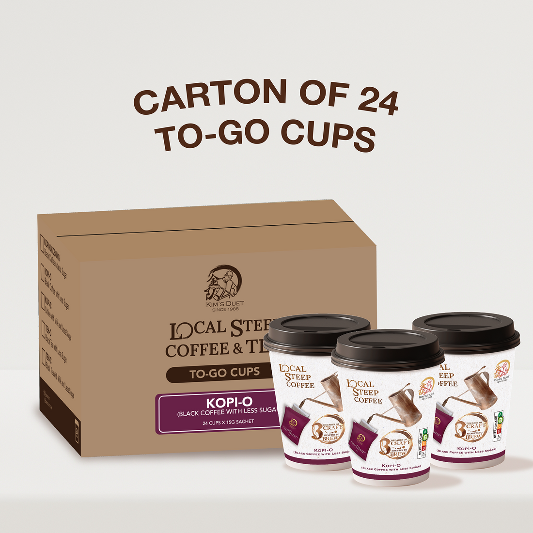 Kim's Duet Kopi-O To Go Cup 15g x (24pk)