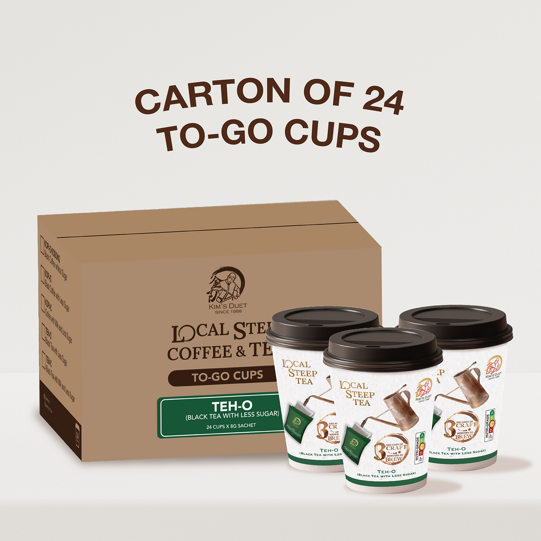 Kim's Duet Teh-O To Go Cup 8g x (24pk)