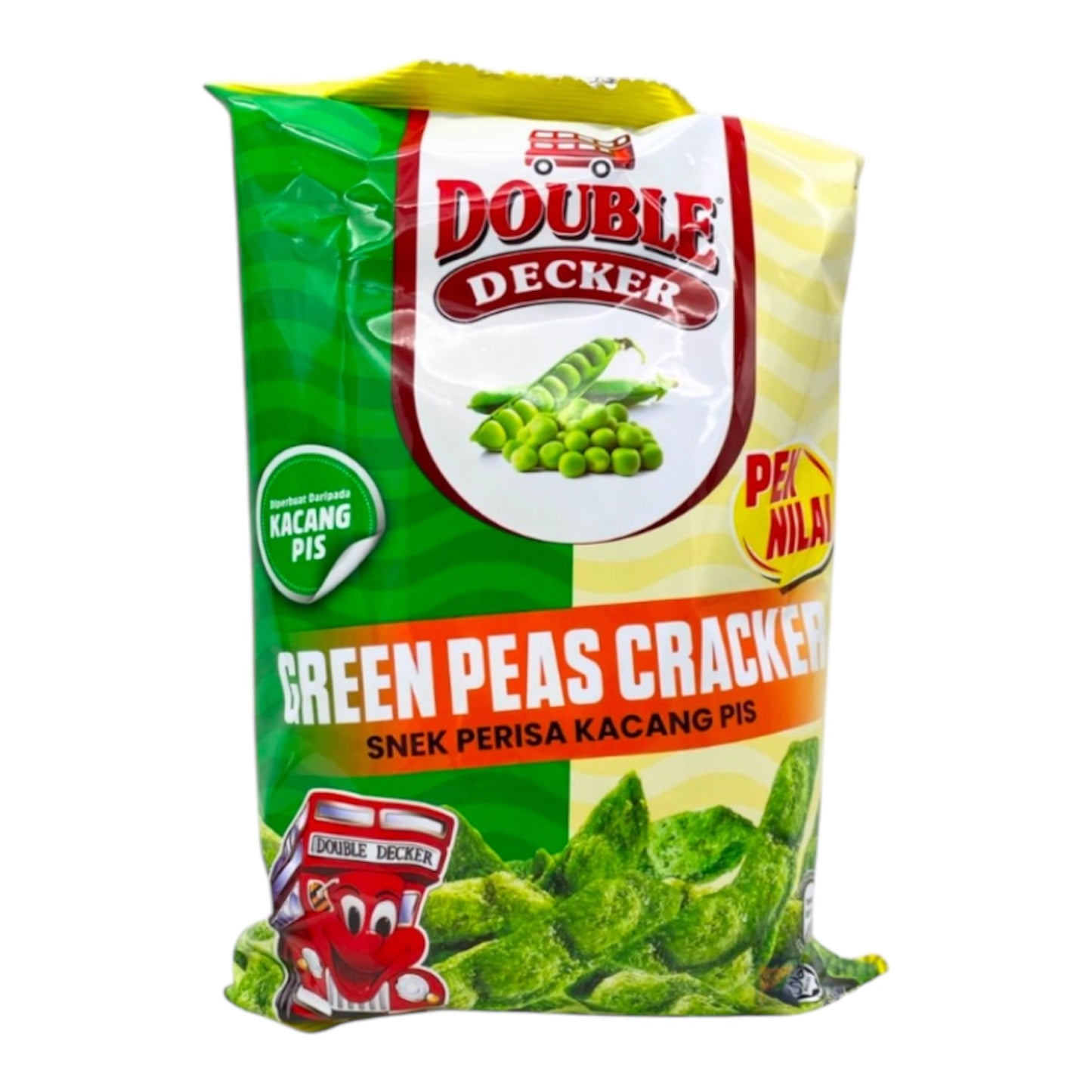 Double Decker Green Peas Cracker 80g x 10