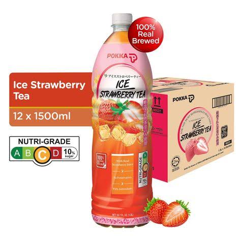 Pokka Strawberry Tea 1.5L x 12