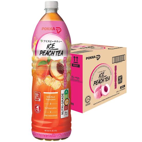 Pokka Peach Tea 1.5L x 12