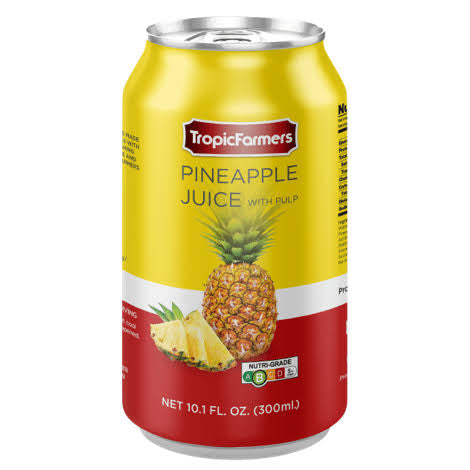 TropicFarmers Juice w/ Pulp (PINEAPPLE) 300mL x 24