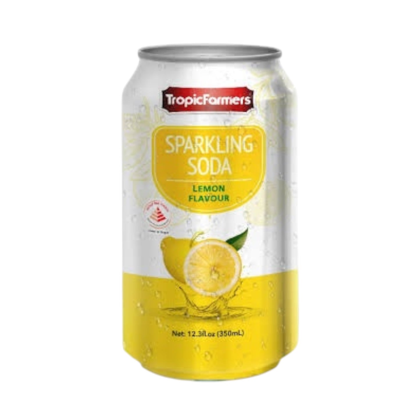 TropicFarmers Sparkling Soda (LEMON) 350mL x 24