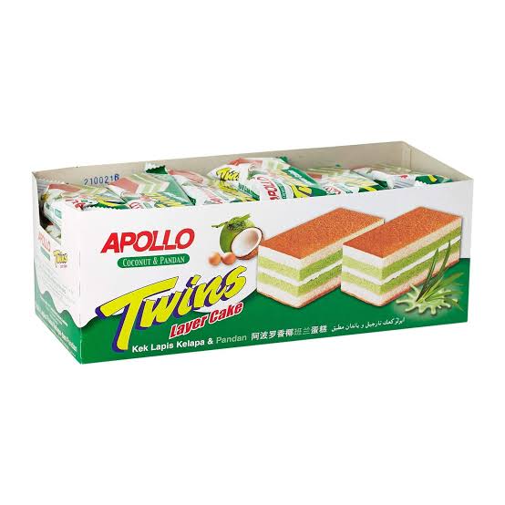 Apollo Layer Cake (COCONUT & PANDAN) 18g x 24's x 12
