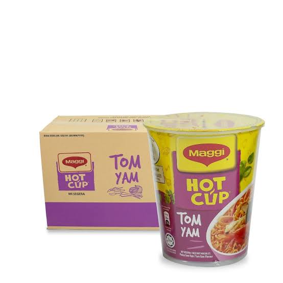 Maggi Hot Cup Noodles Tom Yam 61g x 54