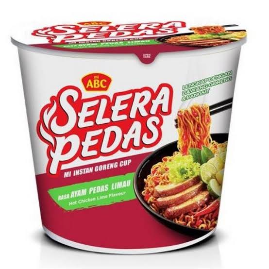 ABC CUP GORENG AYAM PEDAS LIMAU 80G X 12