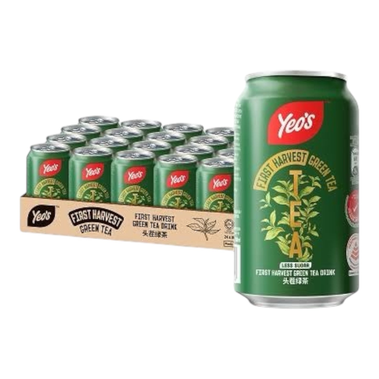 Yeo's First Harvest Green Tea 300mL x 24