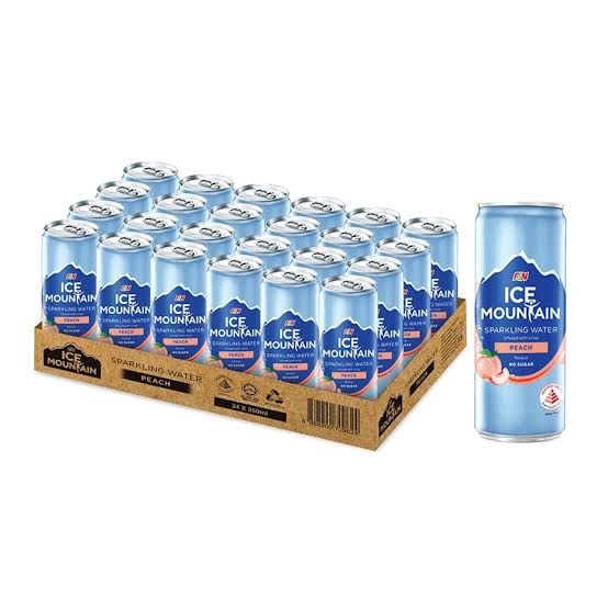 F&N Sparkling Zero Korean Peach 325ml x 24