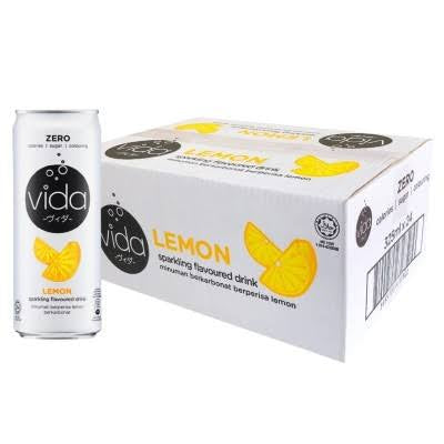 Vida Zero Can Drink Lemon Flavour 325mL x 24