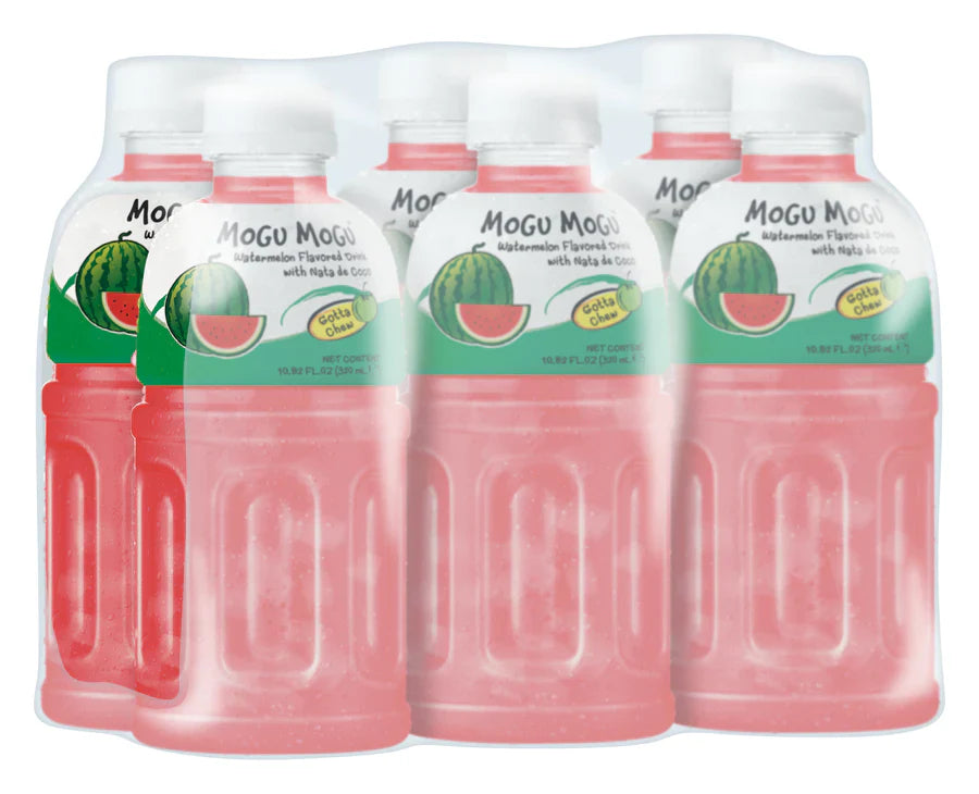 Mogu Mogu Nata De Coco Watermelon 320ML 6pk