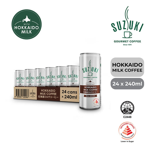 Suzuki Hokkaido Milk Coffee 240ml x 24