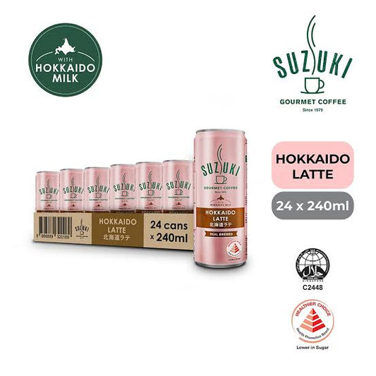 Suzuki Hokkaido Latte 240ml x 24