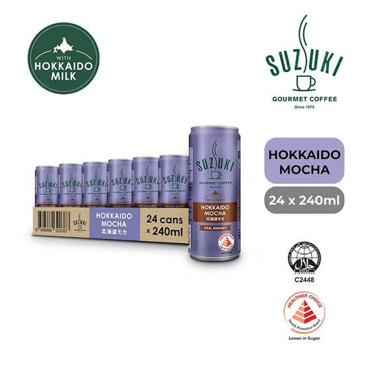 Suzuki Hokkaido Mocha 240ml x 24