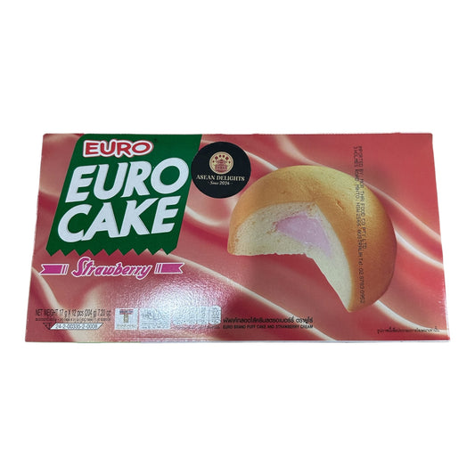 Euro Strawberry Cake 12pk