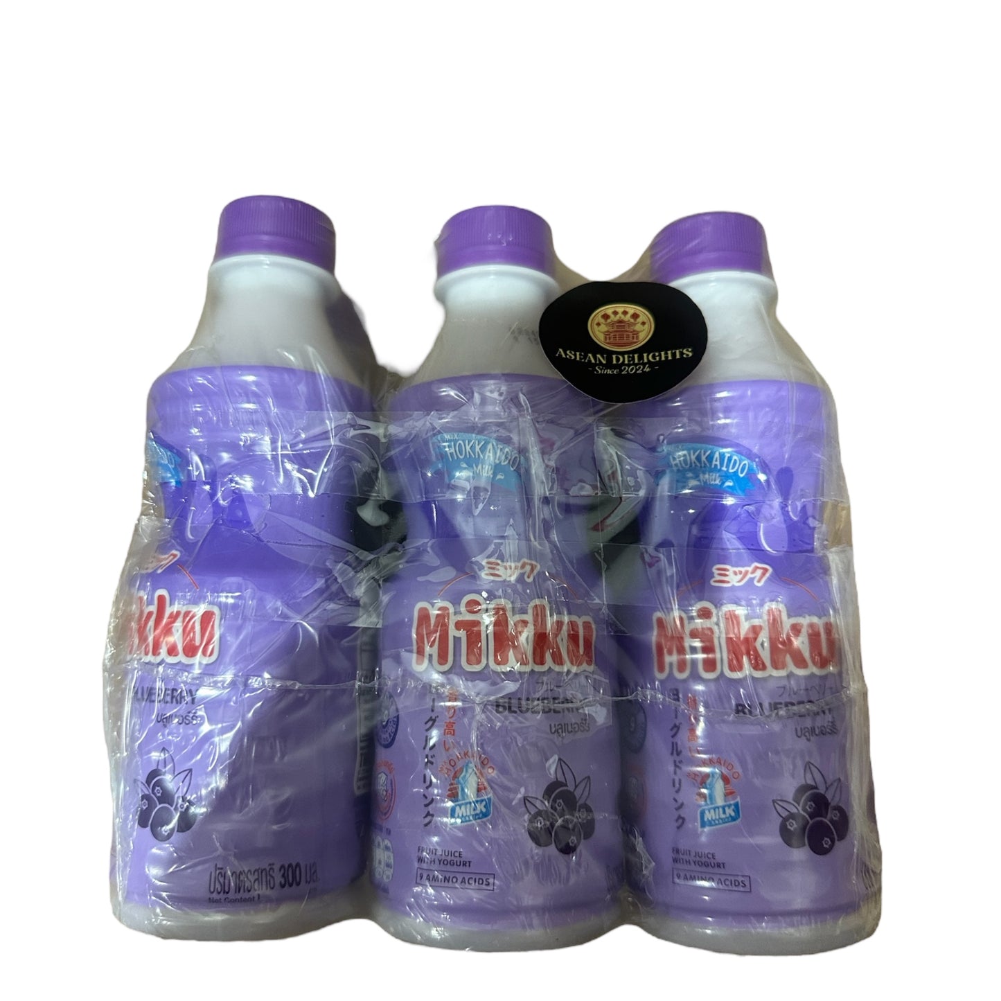 Mikku Yoghurt Blueberry Flavour 300ML 6pk