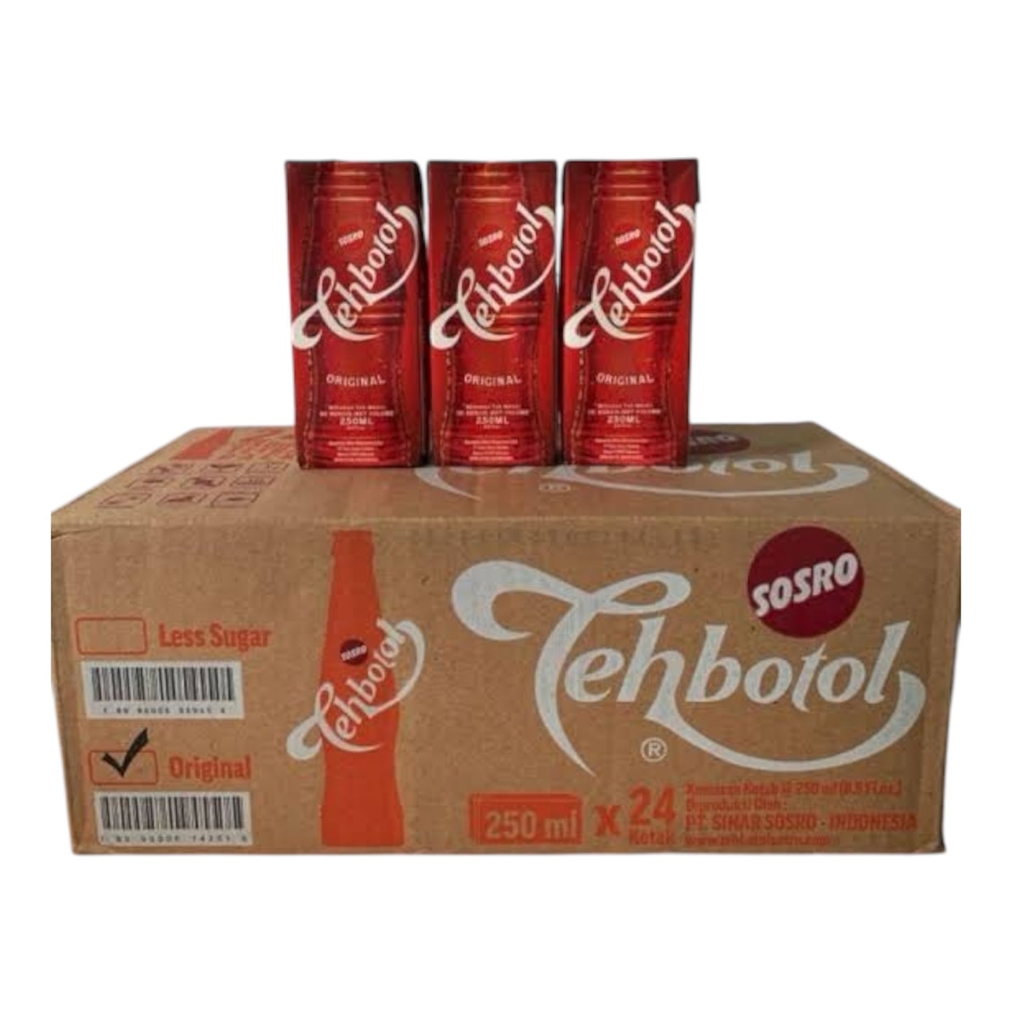 Teh Botol Sosro Kotak 6x4 200ml