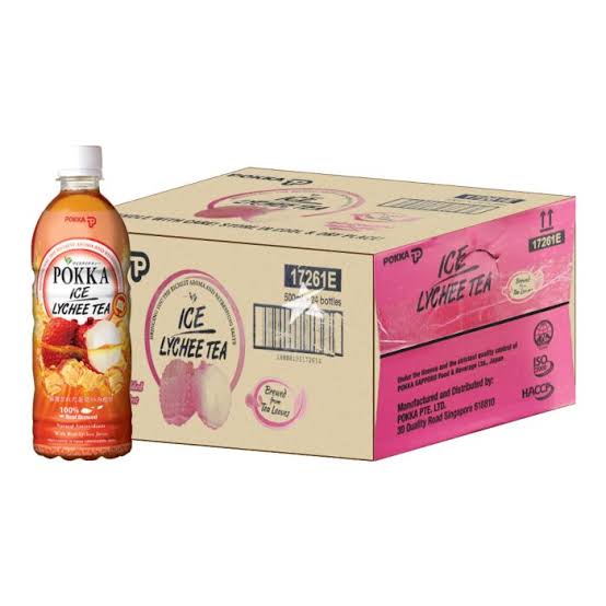 Pokka Lychee Tea 500ml x 24