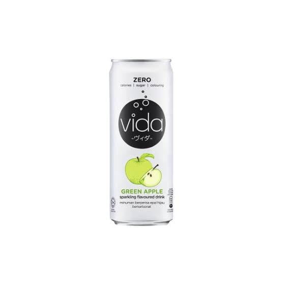 Vida Zero Can Drink Green Apple Flavour 325ML