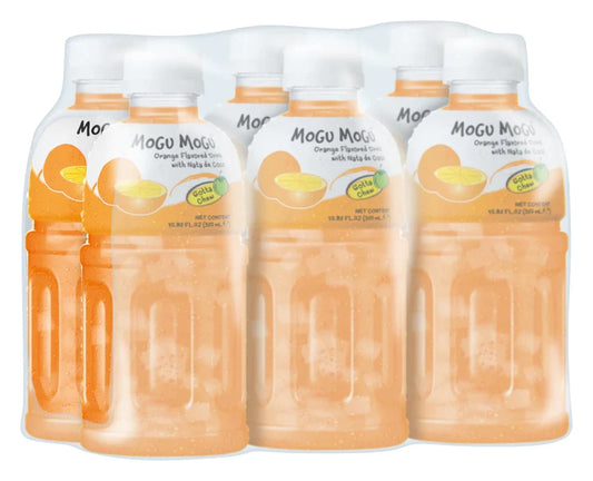 Mogu Mogu Nata De Coco Orange 320ML 6pk