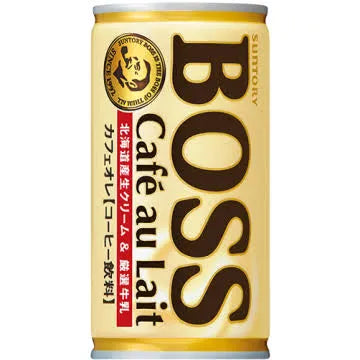 Suntory Boss Cafe Au Lait 185ML Can (6pk)