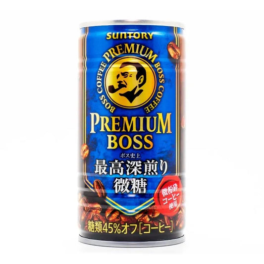 Suntory Boss Premium (A Little Sugar) 185ML Can (6pk)