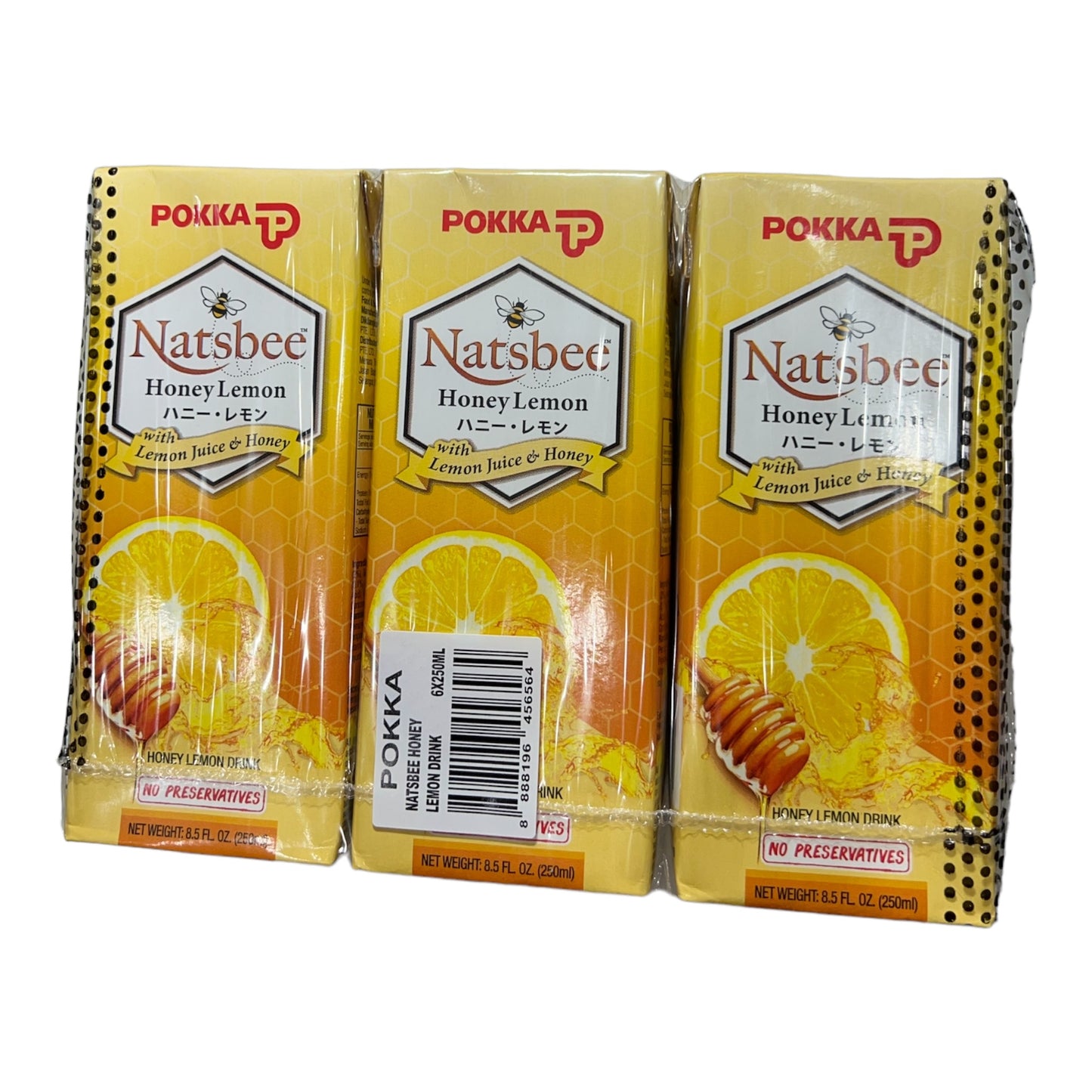 Pokka Natsbee Honey Lemon 250ML 6pk