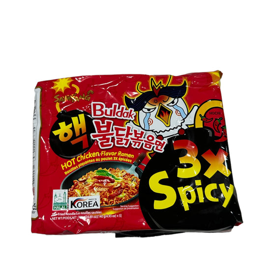 Samyang Buldak Hot Chicken 3X Spicy Ramen 5pk