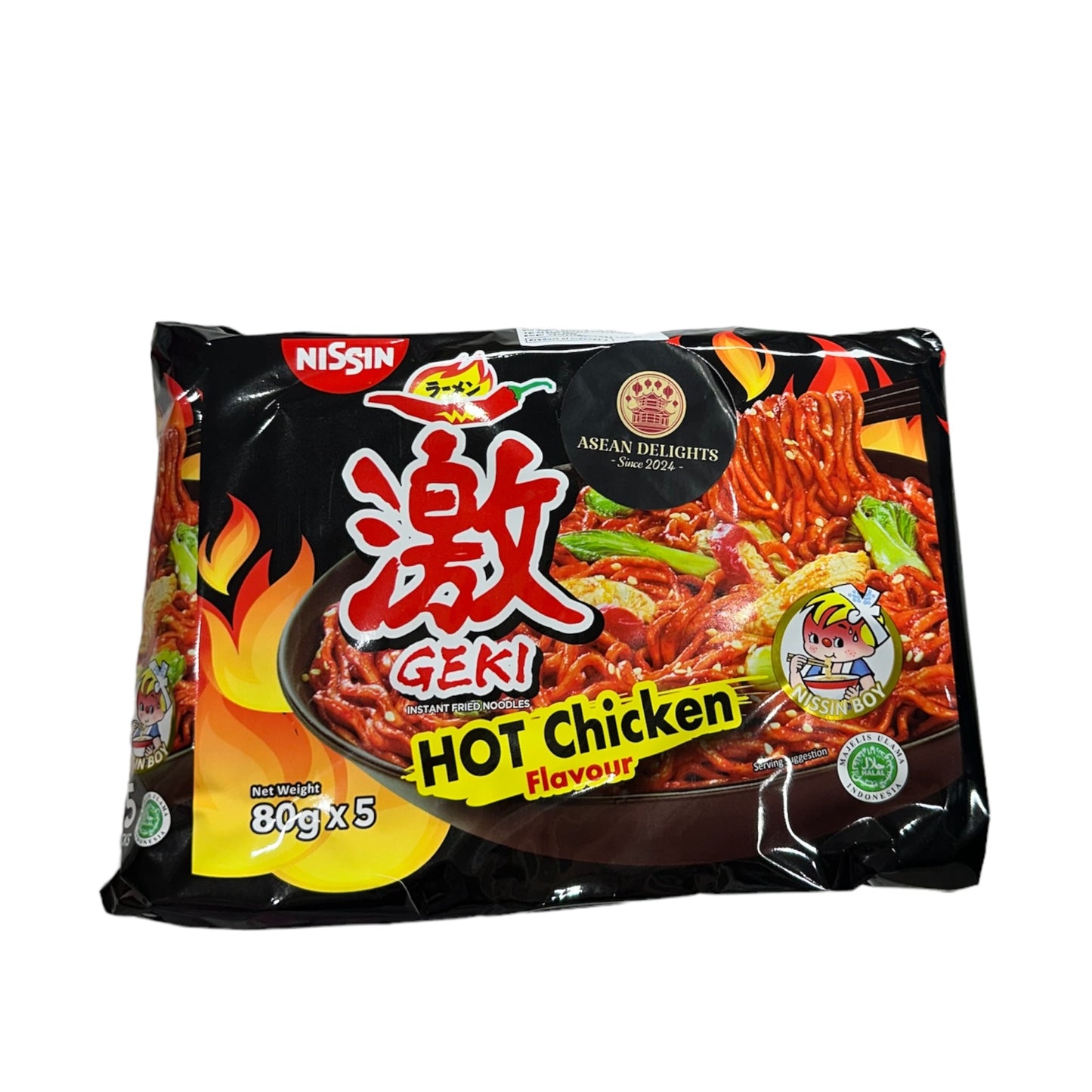 Nissin Geki Hot Chicken 5pk