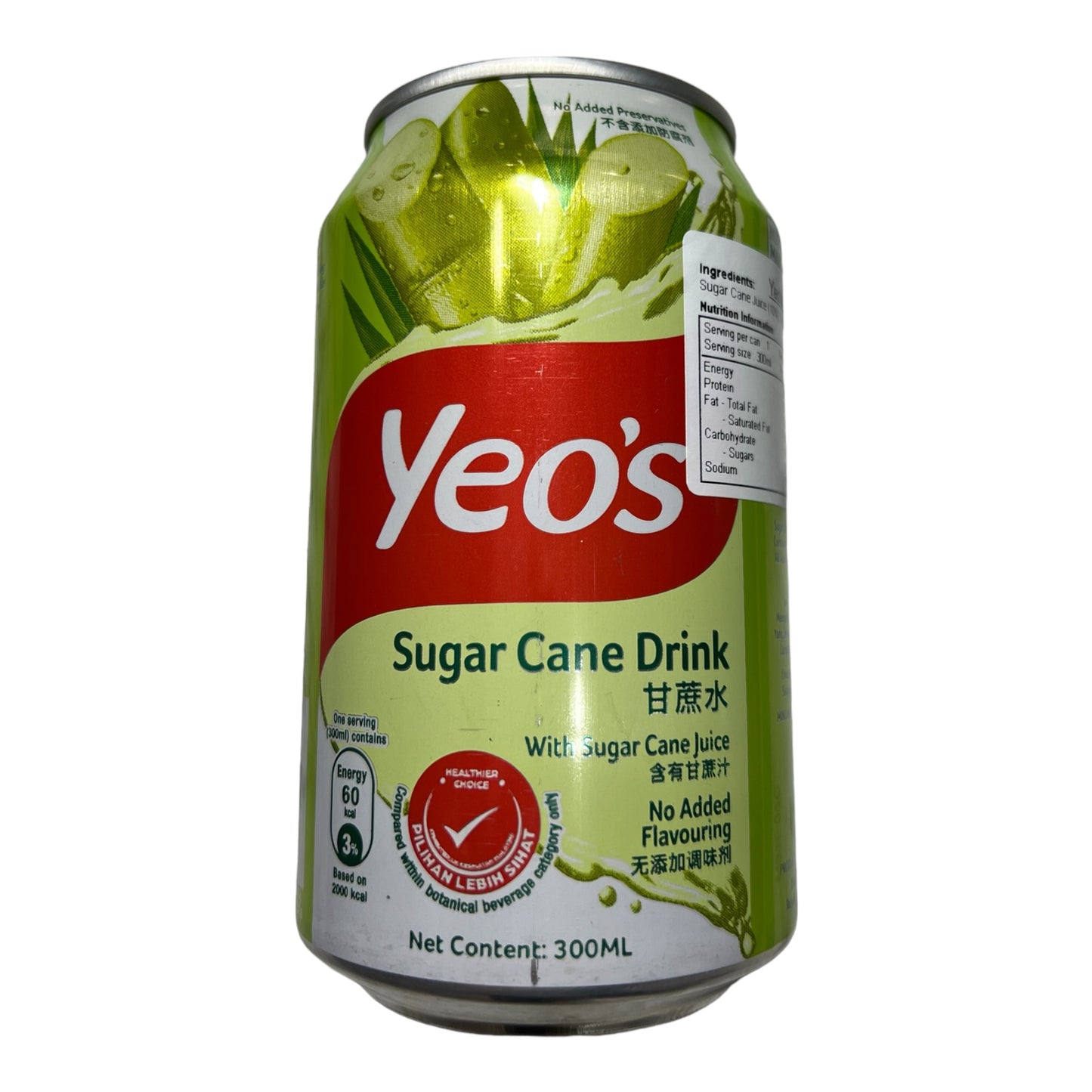 Yeos Sugar Cane 300ML Can (6pk)