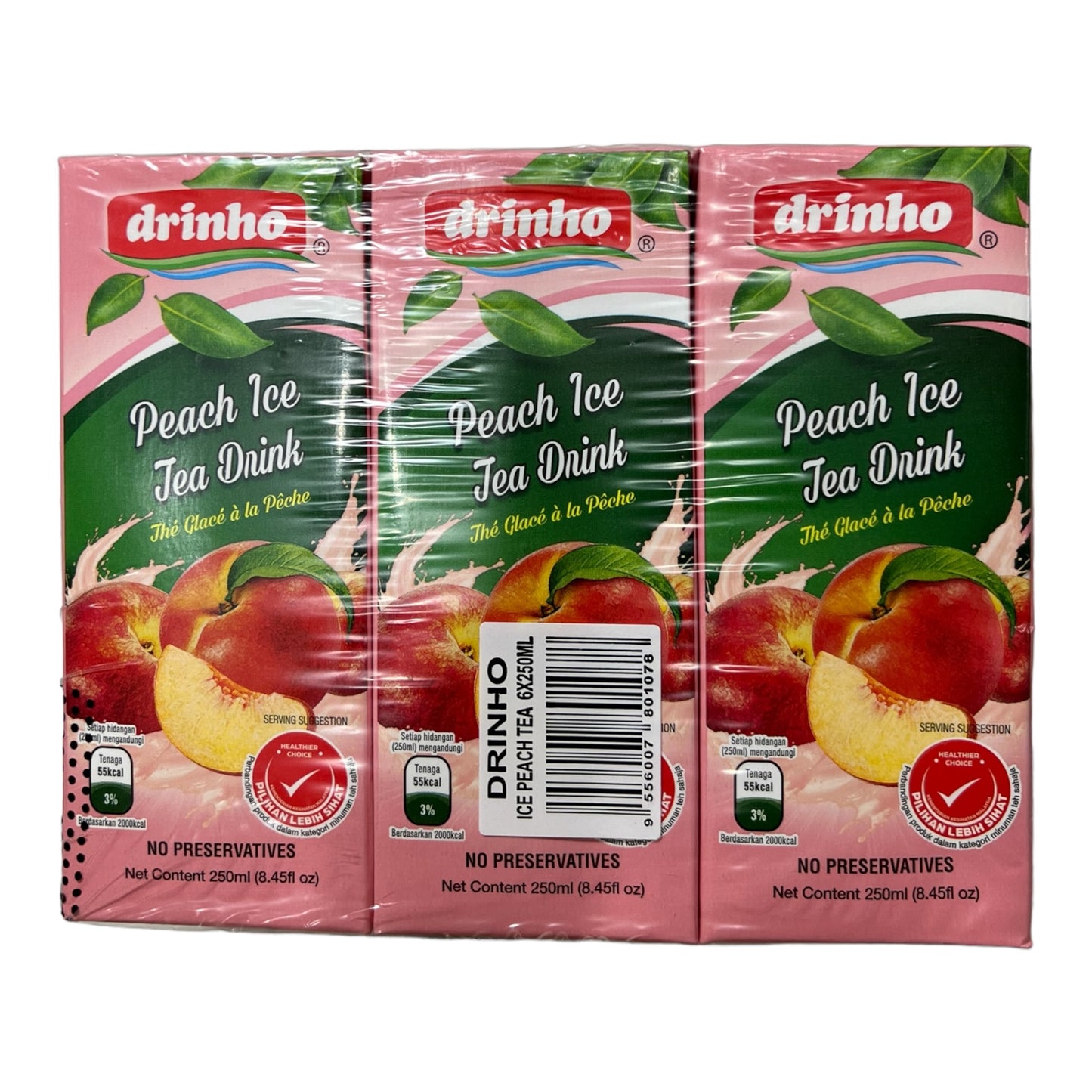 Drinho Ice Peach Tea 250ML 6pk