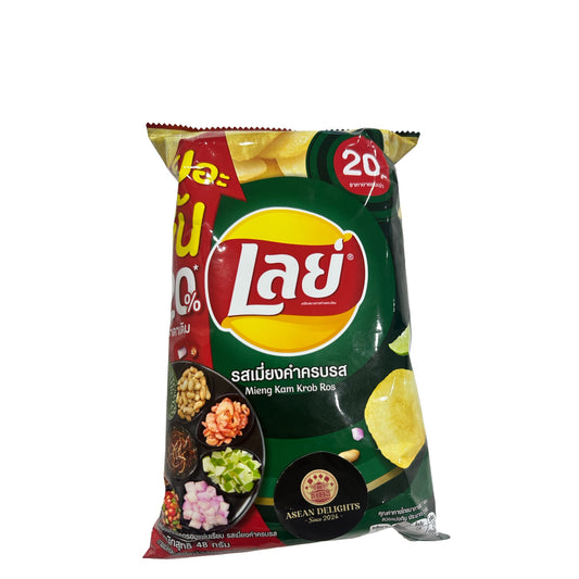 Thai Lay Mieng Kam Krob Ros Chips 48G