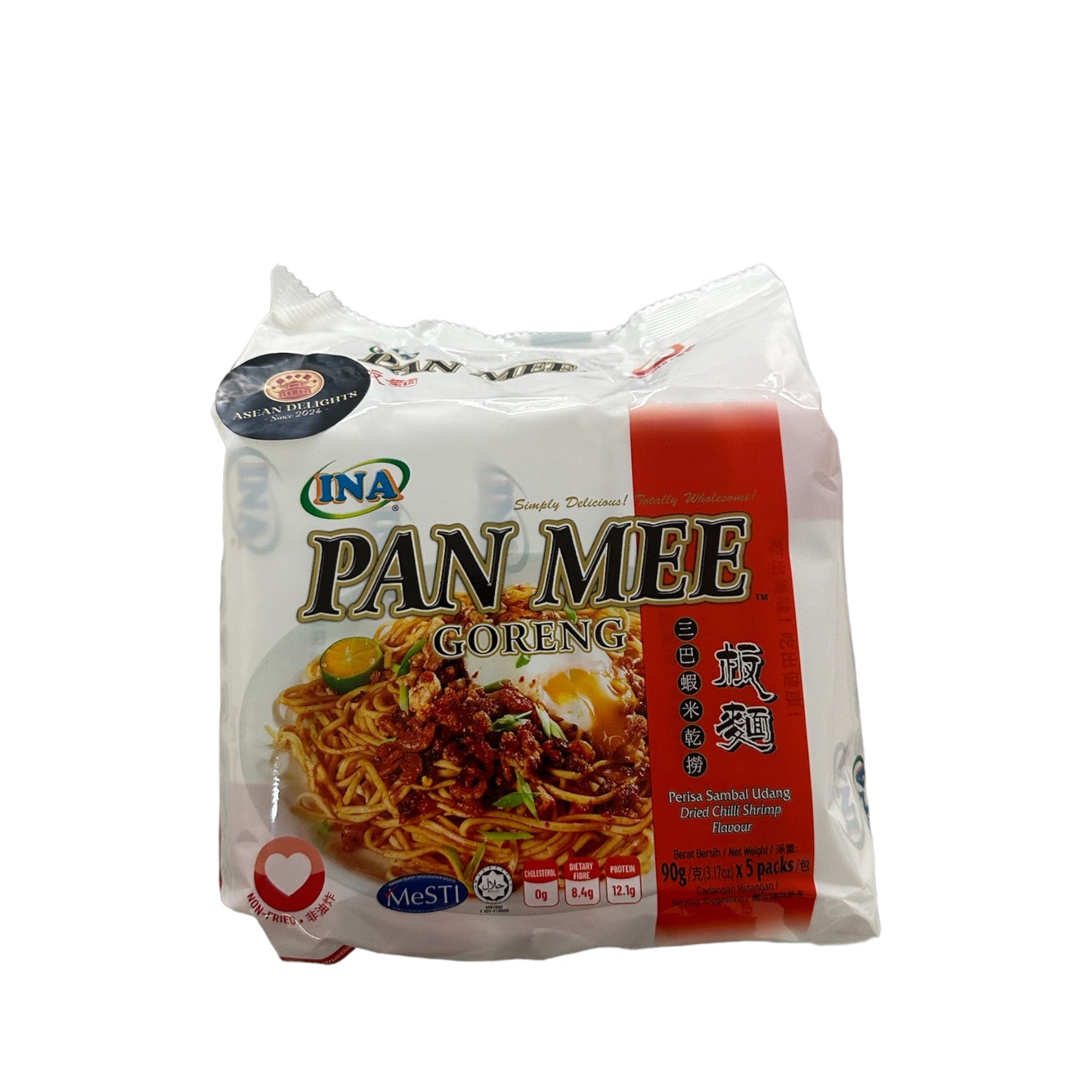 INA Pan Mee Pee Dried Chili Shrimp 5pk