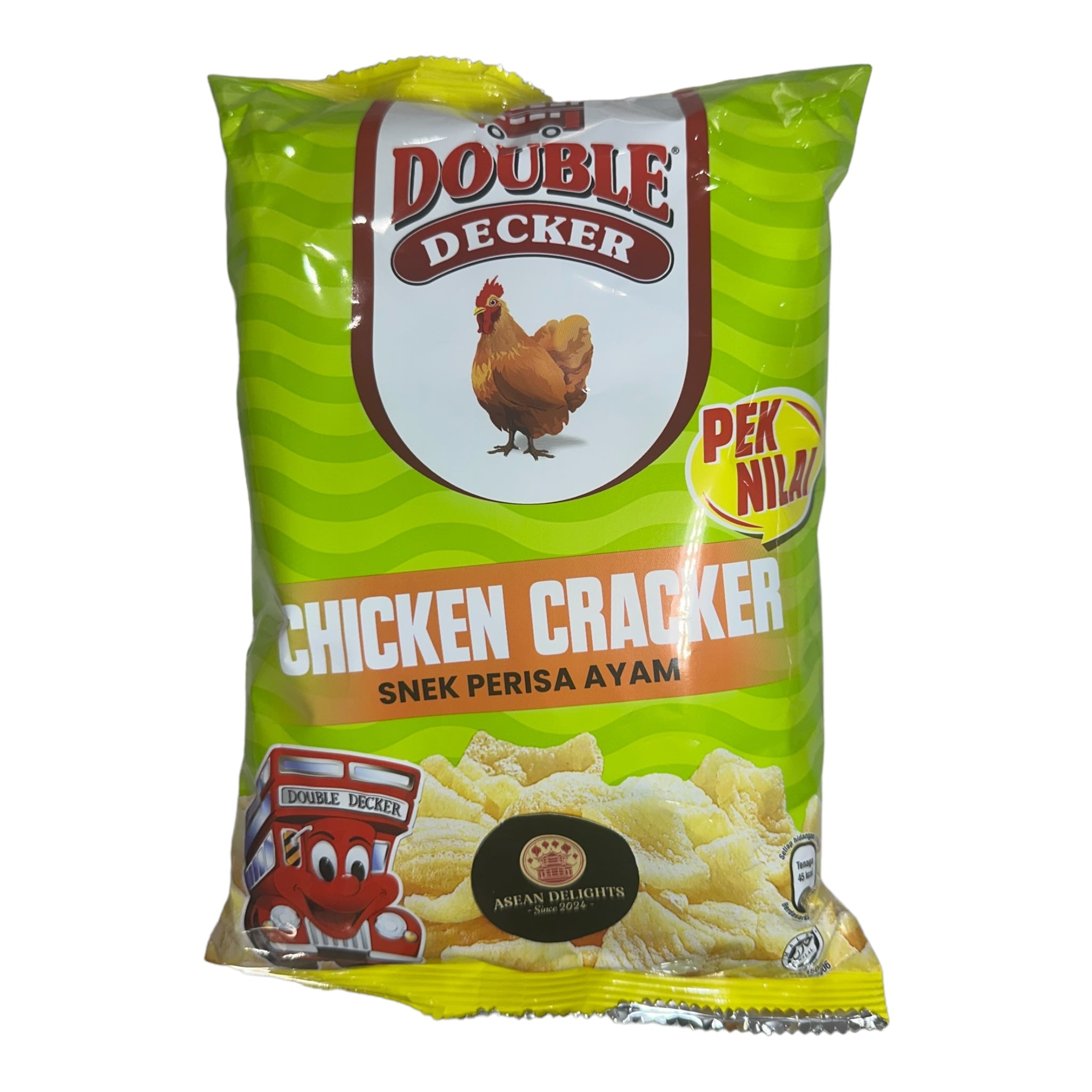 Double Decker Chicken Cracker 65G – Asean Delights