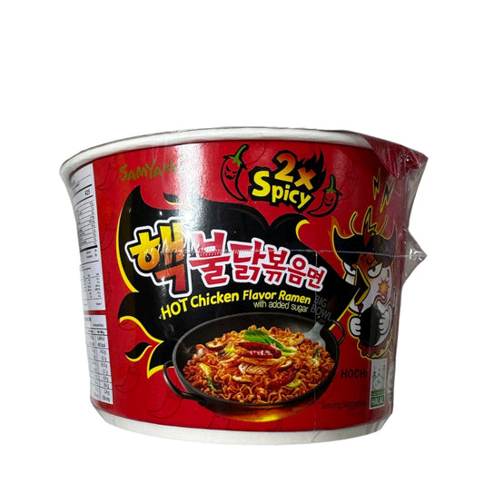 Samyang Buldak Hot Chicken 2X Spicy Ramen Big Bowl 105G