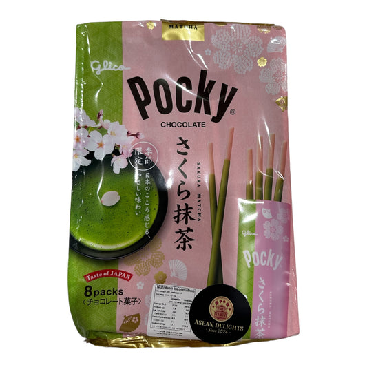 Pocky Sakura Matcha Value-pack 108G