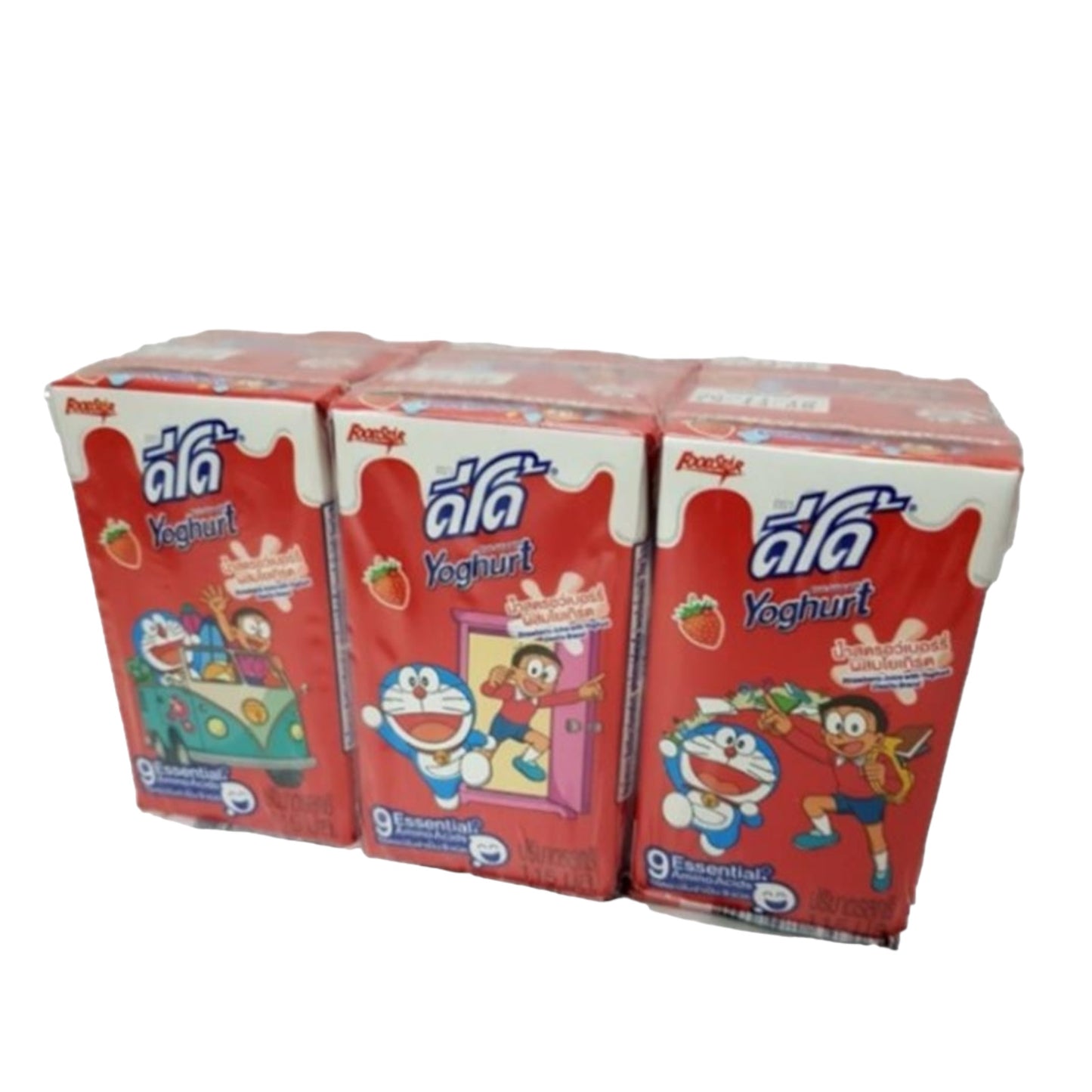 Deedo Yogurt Strawberry Juice Box 6pk