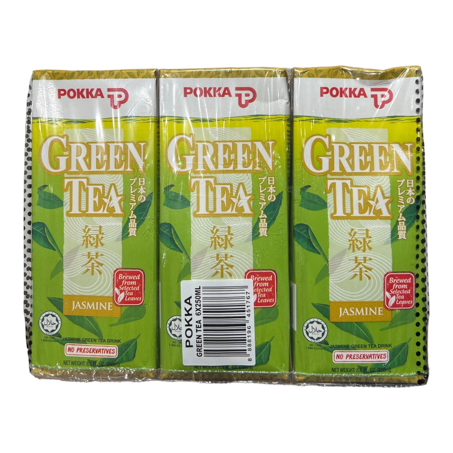 Pokka Jasmine Green Tea 250ML 6pk