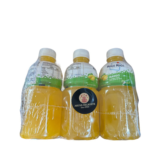 Mogu Mogu Mango Nata De Coco Drink 320ML 6pk