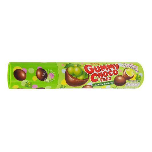 Meiji Gummy Choco Green Grape 50G