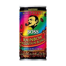 Suntory Boss Rainbow Mountain Blend 185ML Can