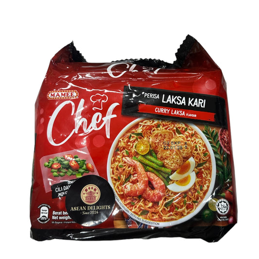 Mamee Chef Curry Noodle Laksa 4pk