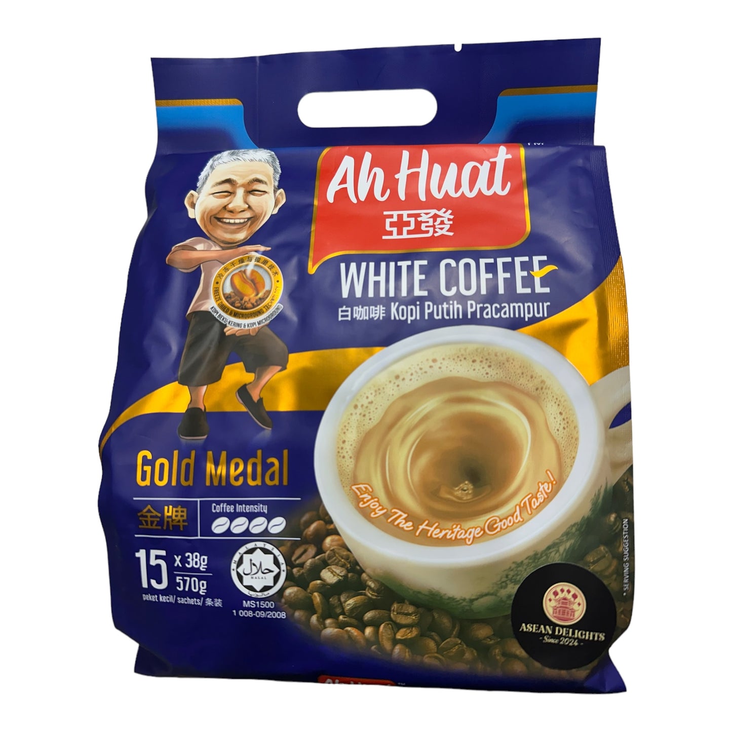 Ah Huat White Coffee (Gold Medal) 570G