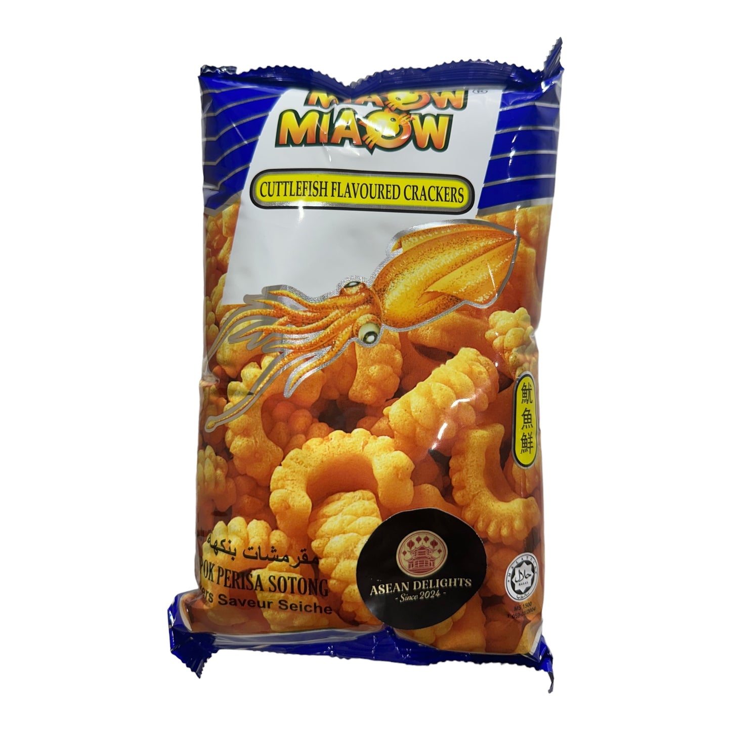 Miaow Miaow Cuttlefish Crackers 50G