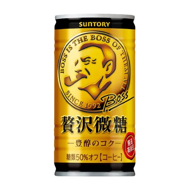 Suntory Boss Fine Sugar Rich Taste 185ML Can (6pk)